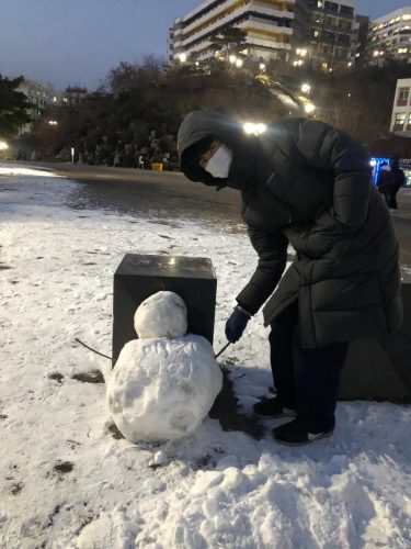 겨울 눈사람 2